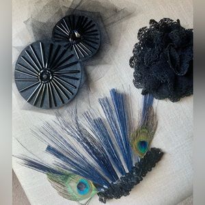 ♥️💙3 Hair Pins and Broaches